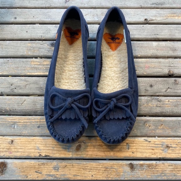 Rocket Dog Shoes Rocket Dog Sherpa Lined Moccasin Slippers Size 7